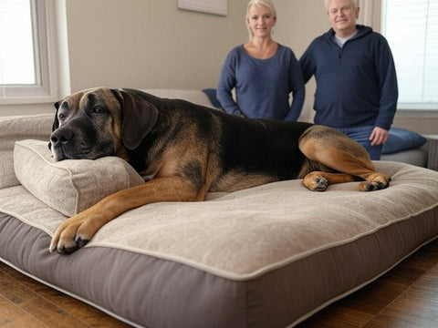 Memory Foam Dog Bed Large: The Key to Deeper Sleep, Better Dreams, and Joint Relief