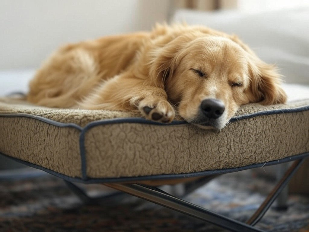 Elevated Orthopedic Dog Bed: Why Dogs Sleep With Heads Elevated - Elevated Canine Orthopedic Bed