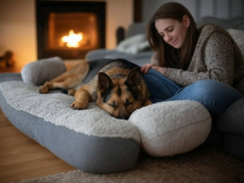 Dog Bed for Arthritis: What Sleeping on Their Back Means for Dogs with Joint Problems